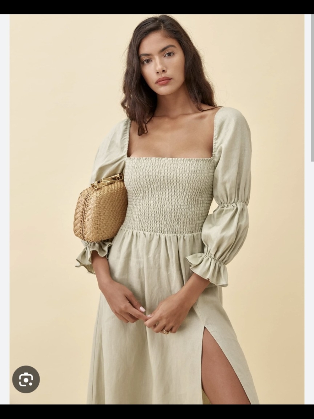 Reformation Hyland linen dress